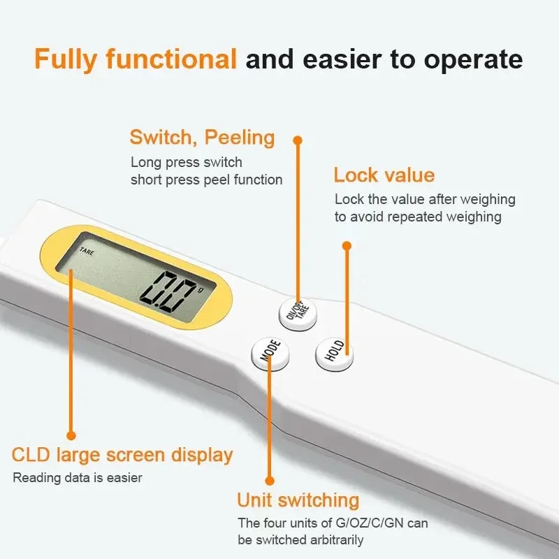 Smart Spoon Scale for Easy Cooking
